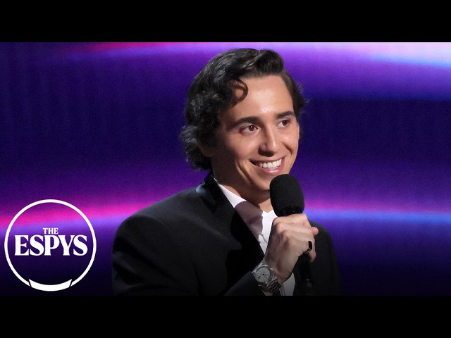 Marcello Hernandez’s opening monologue at the 2026 ESPYS