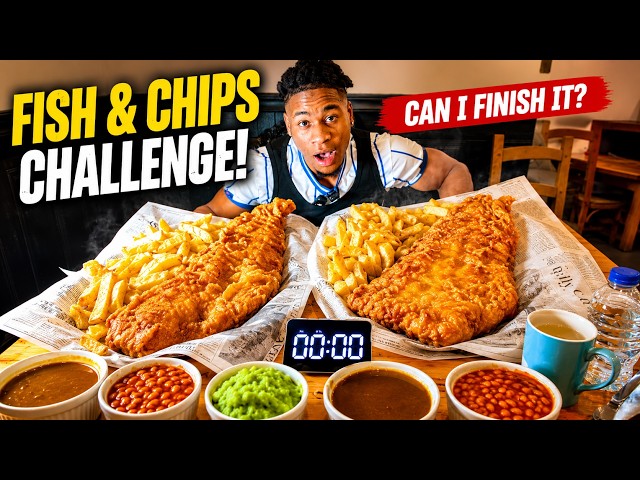 TAKING ON THIS CRAZY FISH AND CHIPS CHALLENGE | ARCHIES FISH AND CHIPS