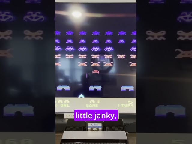 Space Invaders on my New Atari 5200