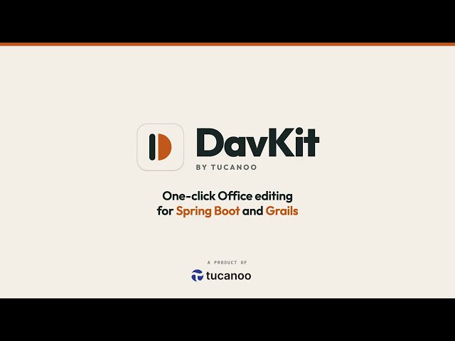 Edit Word documents (Or Excel & Powerpoint) from a Java web app in one click - DavKit Demo