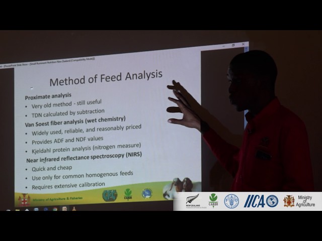 Small Ruminant Nutrition - Method of Feed Analysis