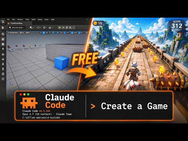 Claude Code Took Over Unreal Engine 5 and Built a Game