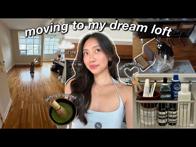 i found my DREAM apartment 🔑 empty apt tour, settling in, new year routines & moving vlog