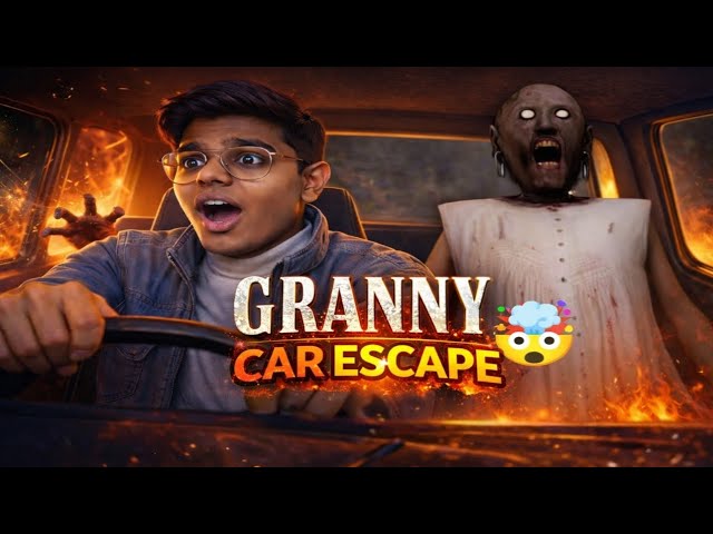 🤯 GRANNY CAR ESCAPE HORROR GAMEPLAY | GRANNY GAMEPLAY | 