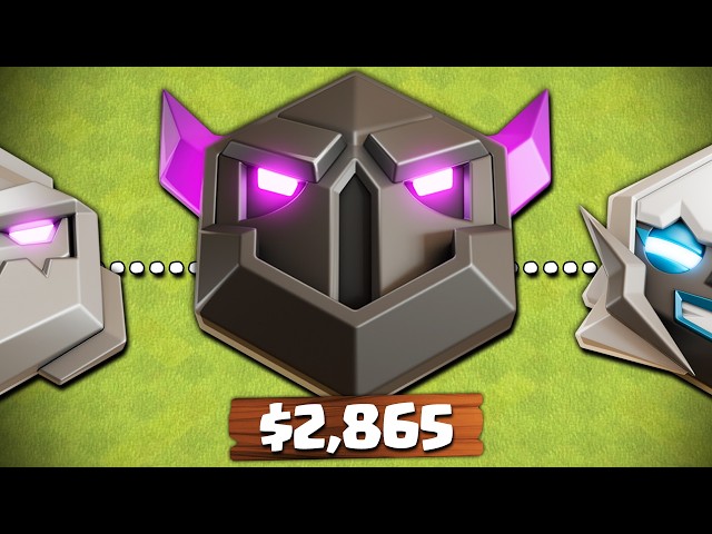 I Spent $2,865 Beating the PEKKA Leagues!