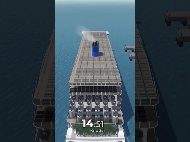 ¿Puedo construir el barco más rápido en Cruise Line Tycoon? | Roblox #roblox #cruiselinetycoon