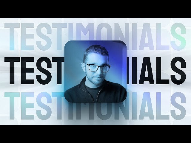 creating an animated testimonials carousel in framer (raw process)