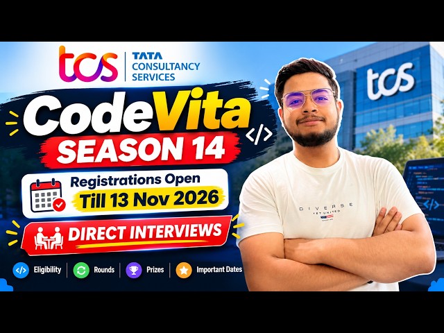 TCS CodeVita 14 🔥 Direct Interviews? Eligibility, Exam & Registration Explained