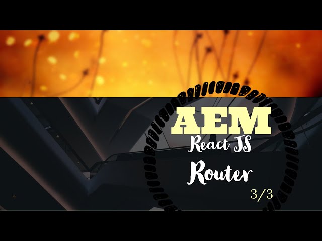 How to create simple AEM Reactjs navigation SPA component