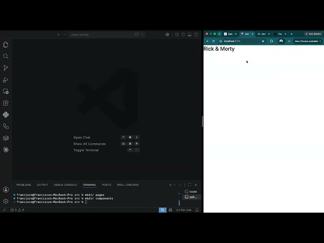 Vite + React.js SPA Review