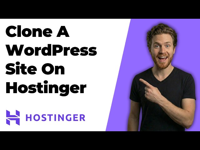 How To Clone A WordPress Site On Hostinger (2026 Easy Guide)