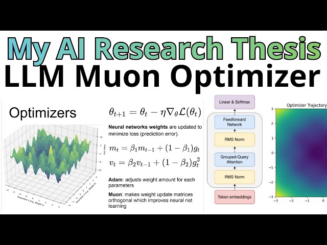 My AI Research Thesis - Training LLM With Muon Optimizer