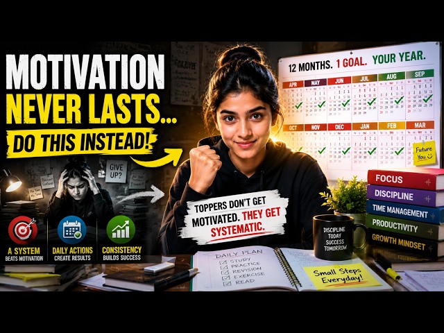 Only those who want to be TOPPER this time should watch 💯🔥|HOW TO STAY MOTIVATED TO STUDY THE WHO...
