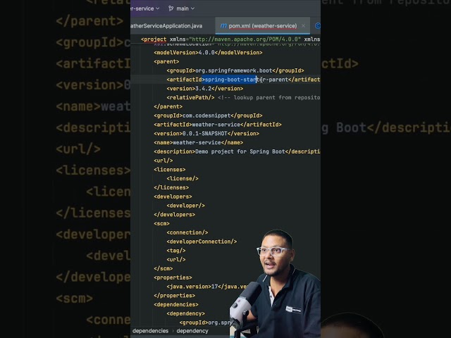 What Is Spring Boot Starter Parent In pom.xml? 🤔 #springboot #coding