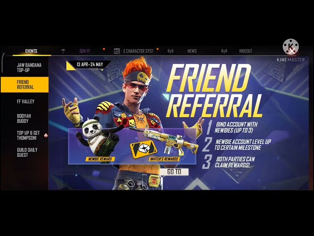 free fire new event refer event#freefire#event#new#loveyou