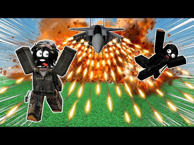 TROLLING AS A FIGHTER JET IN ROBLOX VC | Roblox Funny Moments