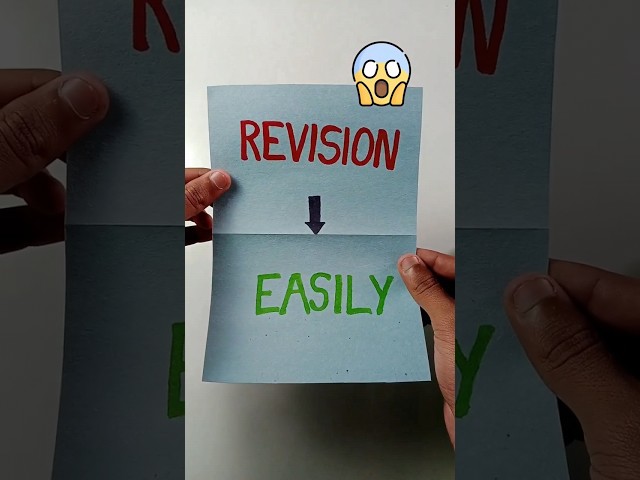 Revise full Syllabus in 1 Day🔥😎 How to do Revision during Exams📚#study #studytips #exams