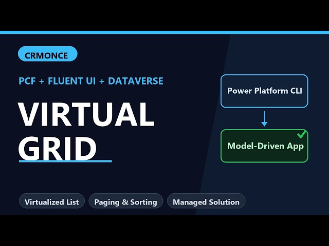 Building a High-Performance PCF Dataset Control with Fluent UI Virtualized Grid