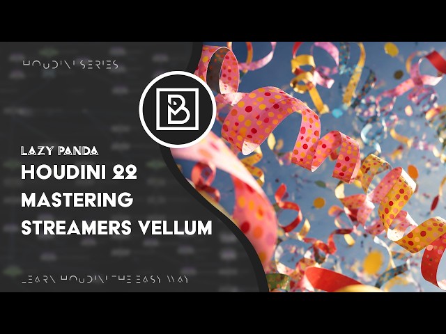 Houdini 22 Vellum Streamers