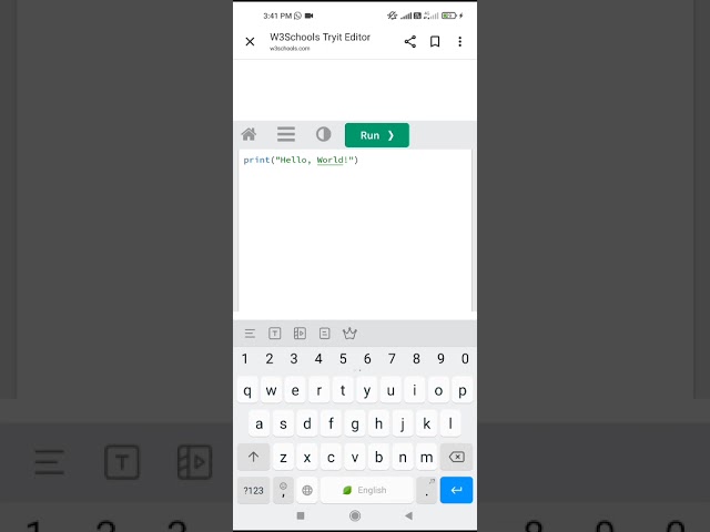 w3school python