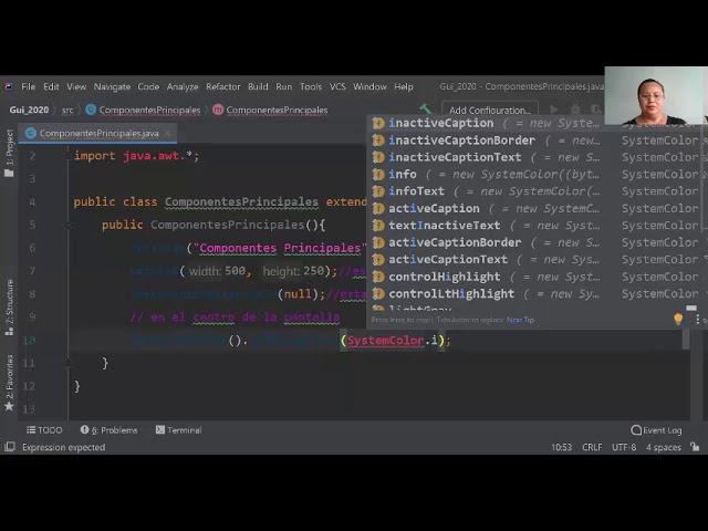 Introduccion GUI   JLabel   JTextField