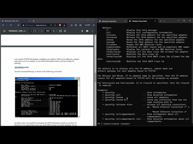 WIRESHARK LAB 3 DNS