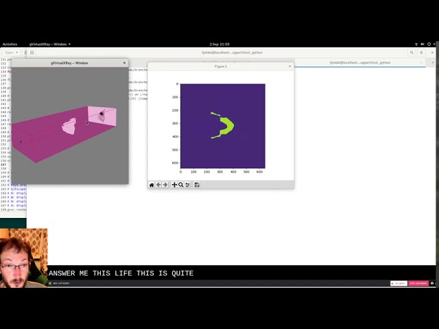 6d) Reconstructing a CT volume using tomopy