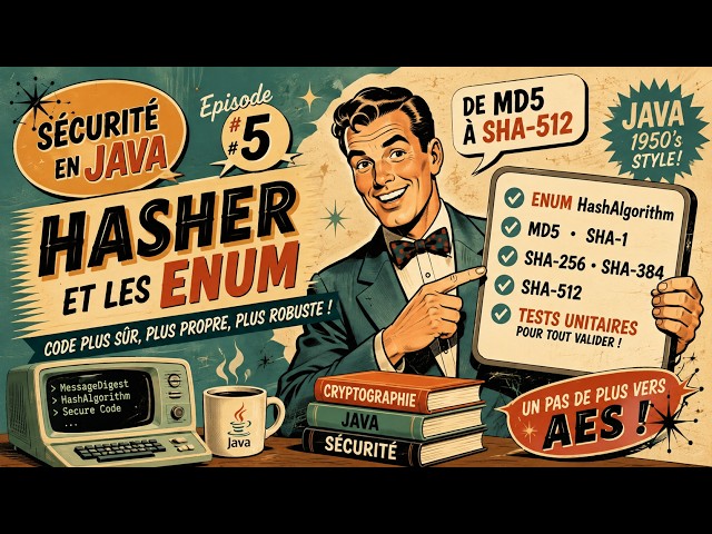 java Sécurité #5 : STOP aux Strings ! Gérez MD5, SHA-256 et SHA-512 avec les Enum