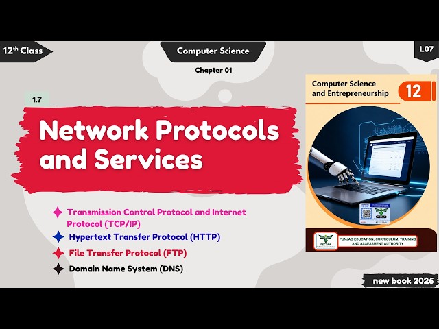 Network Protocols and Services | Class 12 Computer | new book