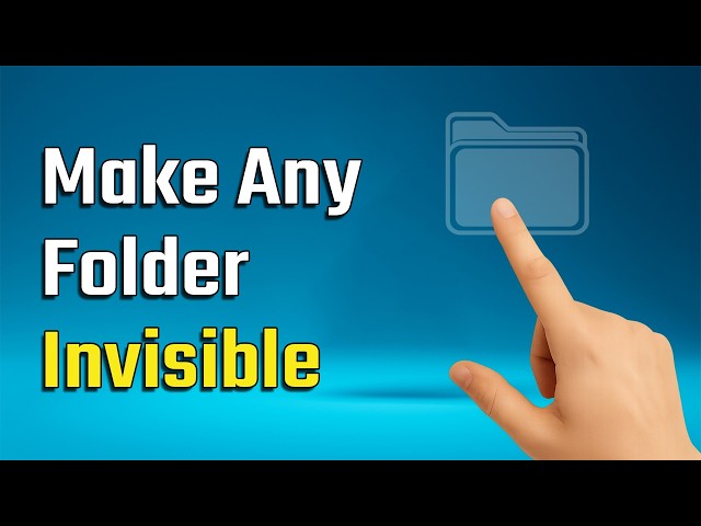 How To Create Invisible Folder | Invisible Folder in Windows 10 | Creating Invisible Folder
