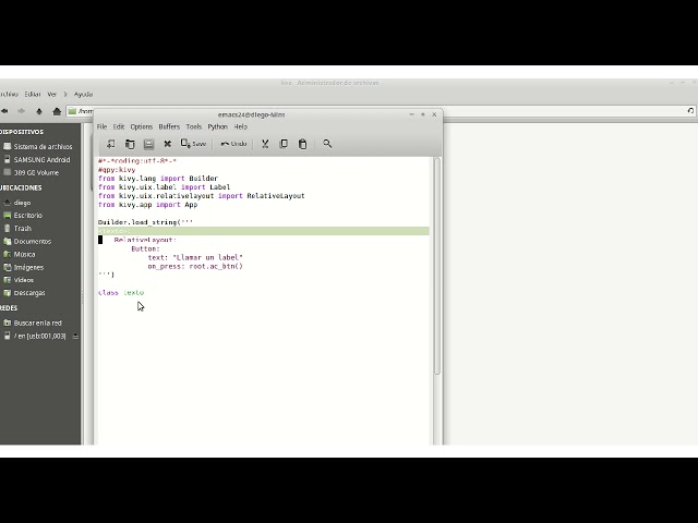 Python kivy - Utilización de lenguaje kv y como utilizar programación modular en interfaces gráficas