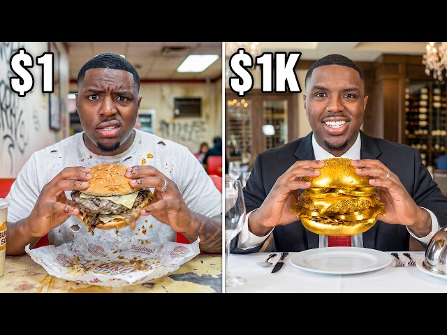 I Tried the worlds CHEAPEST Vs most EXPENSIVE burger