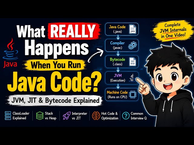 What REALLY Happens When You Run Java Code? | JVM, JIT & Bytecode Explained