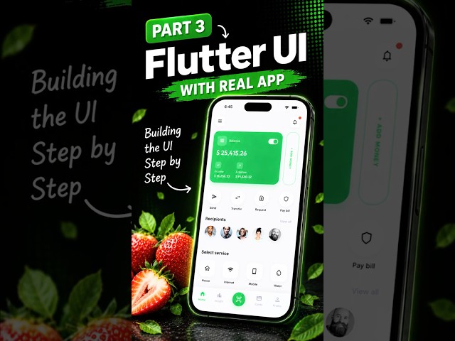 Sending Money UI in Flutter 🔥 (ASMR Coding Part 3/3)
