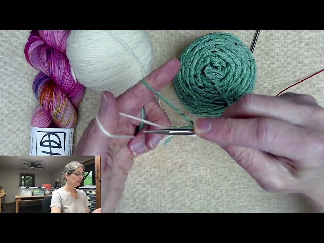 How to Do the Two-Color Italian Cast-On