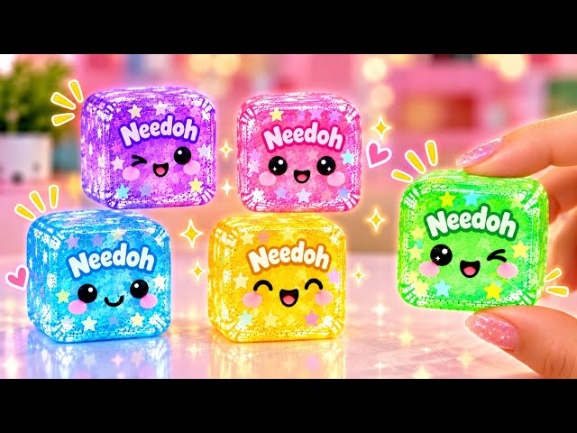 How to make viral Needoh cube squishy at home / art and craft school project / diy paper craft easy 