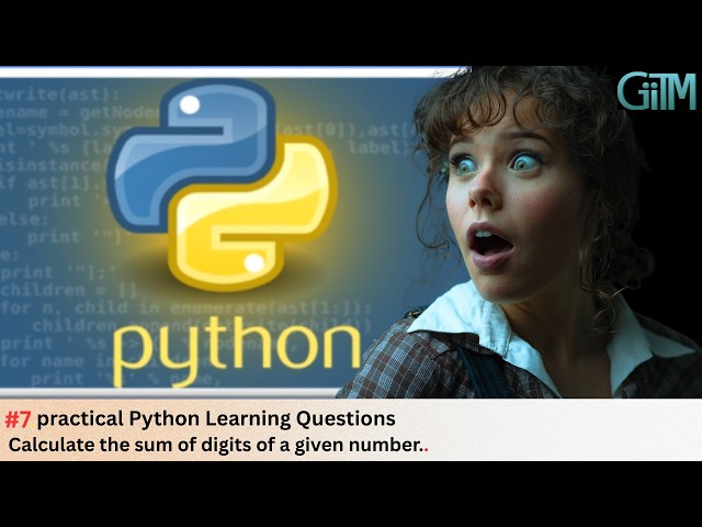 Calculate the sum of digits of a given number |GIITM