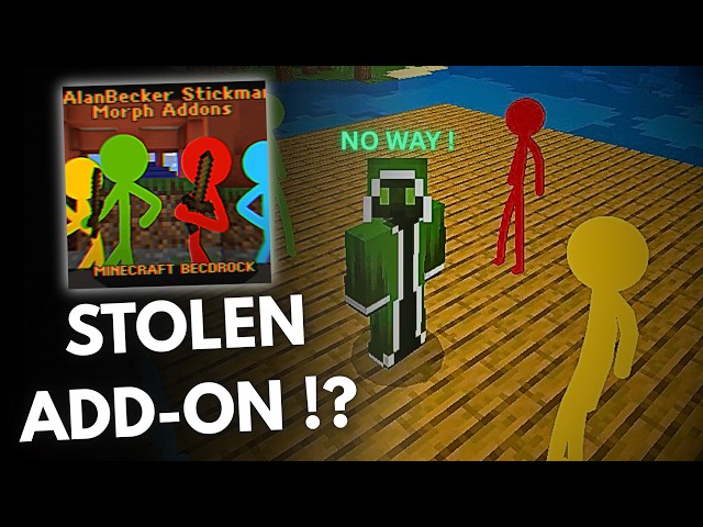 Something Is WRONG With This Minecraft Bedrock Stickman Add-on…