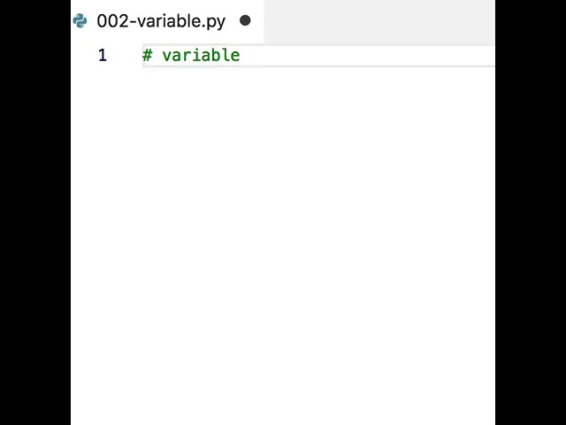 Creating and using variable in Python