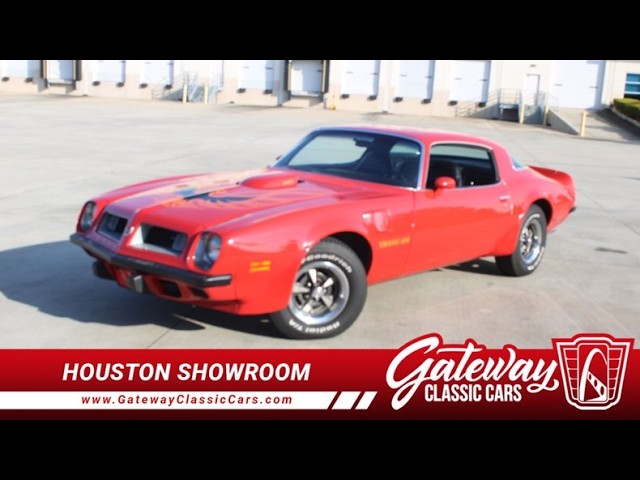 1975 Pontiac Firebird Trans Am #3230 Gateway Classic Cars Houston