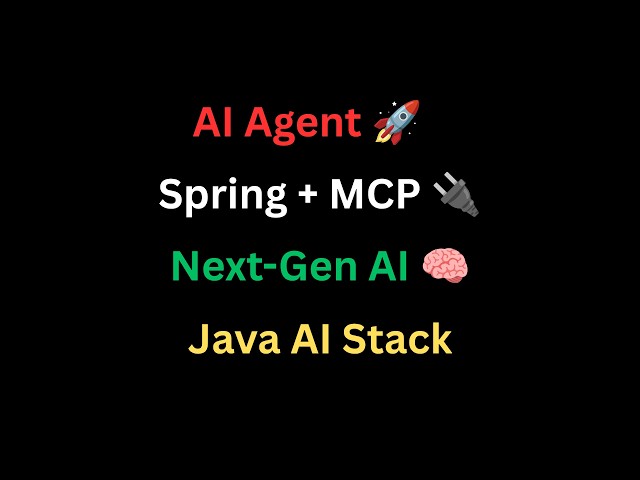 Build a Production-Ready AI Agent in Java (Spring AI + MCP)