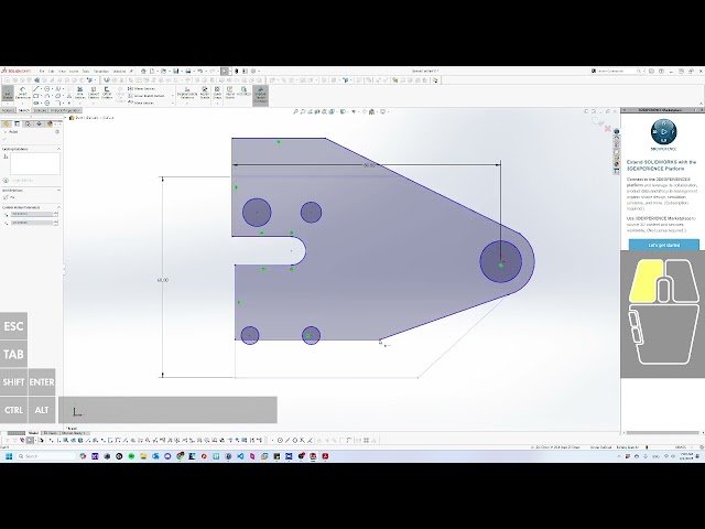 SolidWorks Week 1 Homework Exercises