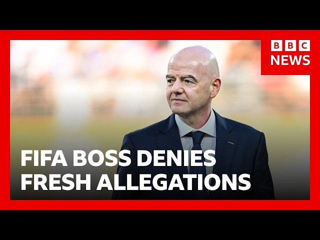 Fifa boss Gianni Infantino denies claims Uefa paid off alleged 'lover' | BBC News