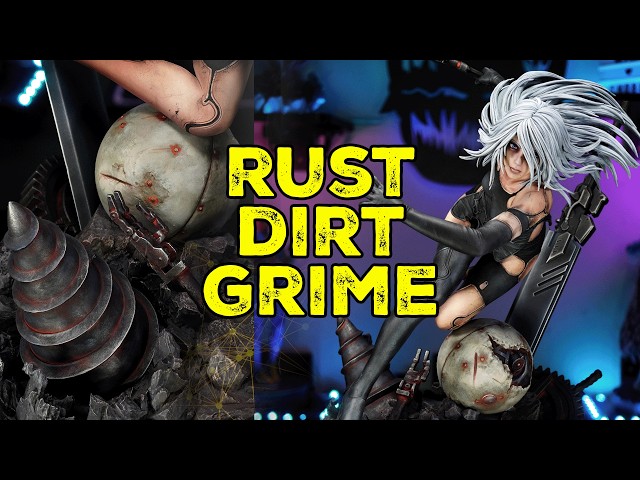 Painting 3D Prints: Realistic Rust and Metallic Effects Tutorial With A2