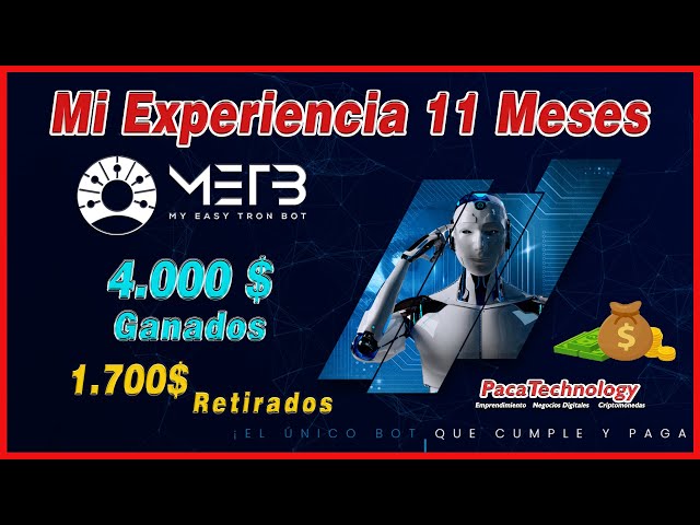 My Easy Tron Bot 🔰 Mi Experiencia en 11 Meses 💰 Como me ha Ido❓