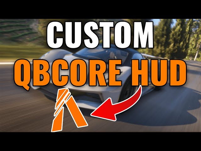 How to install a Custom QBCore HUD script in a FiveM Server | 2024