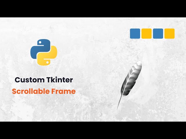 How to Create a Scrollable Frame in CustomTkinter | Python GUI Tutorial for Beginners