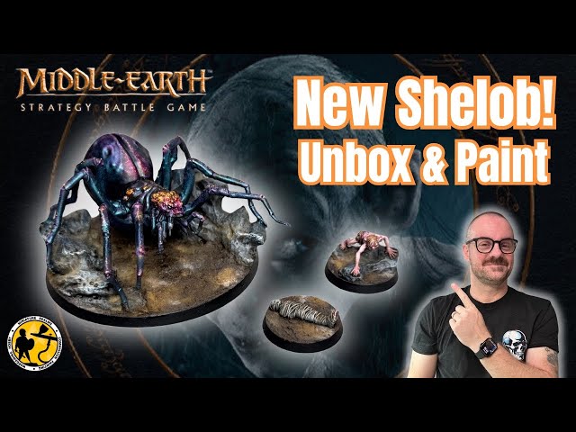 MESBG | The  Path Of Cirith Ungol Shelob & Gollum | Unbox & Paint