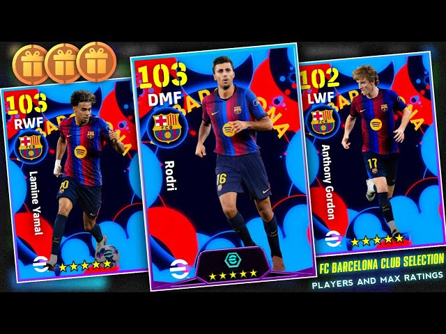 Upcoming Confirmed New FC Barcelona Club Selection In eFootball 2027 | Boosted Ratings 🔥