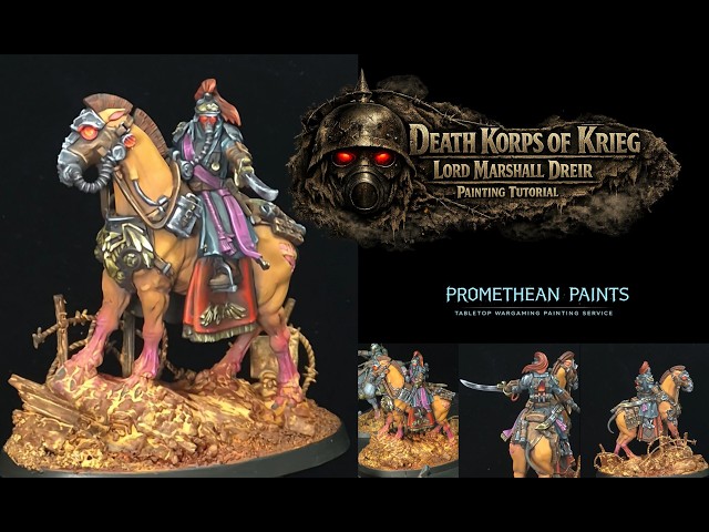 WARHAMMER 40K DEATH KORPS OF KRIEG LORD MARSHALL DREIR PAINTING TUTORIAL